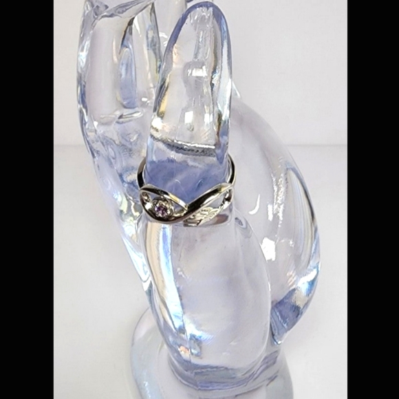 Sterling silver Infinity Guardian Angel ring - Picture 3 of 9